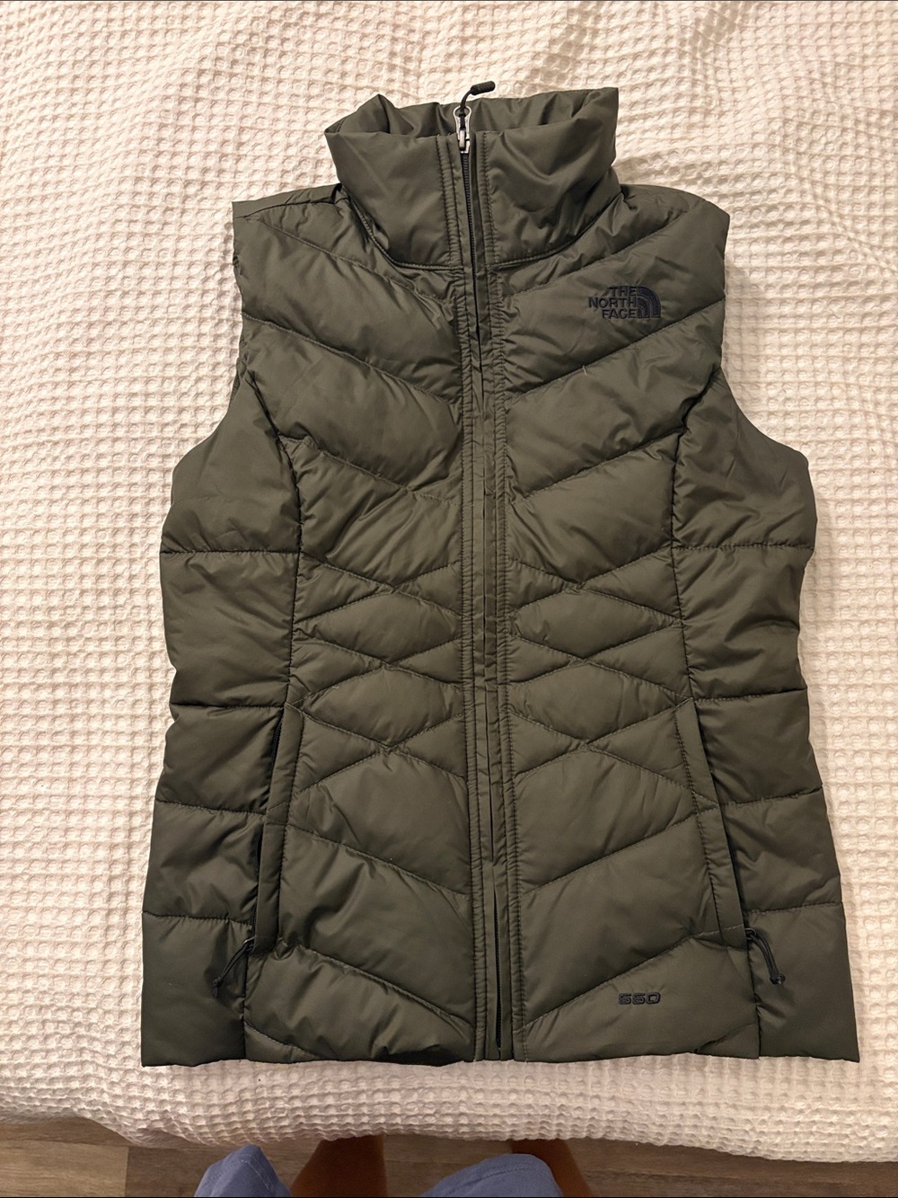 The North Face Women's Olive Puffer Vest